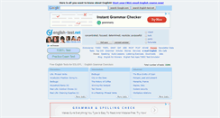 Desktop Screenshot of english-test.net