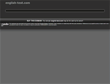 Tablet Screenshot of english-test.com